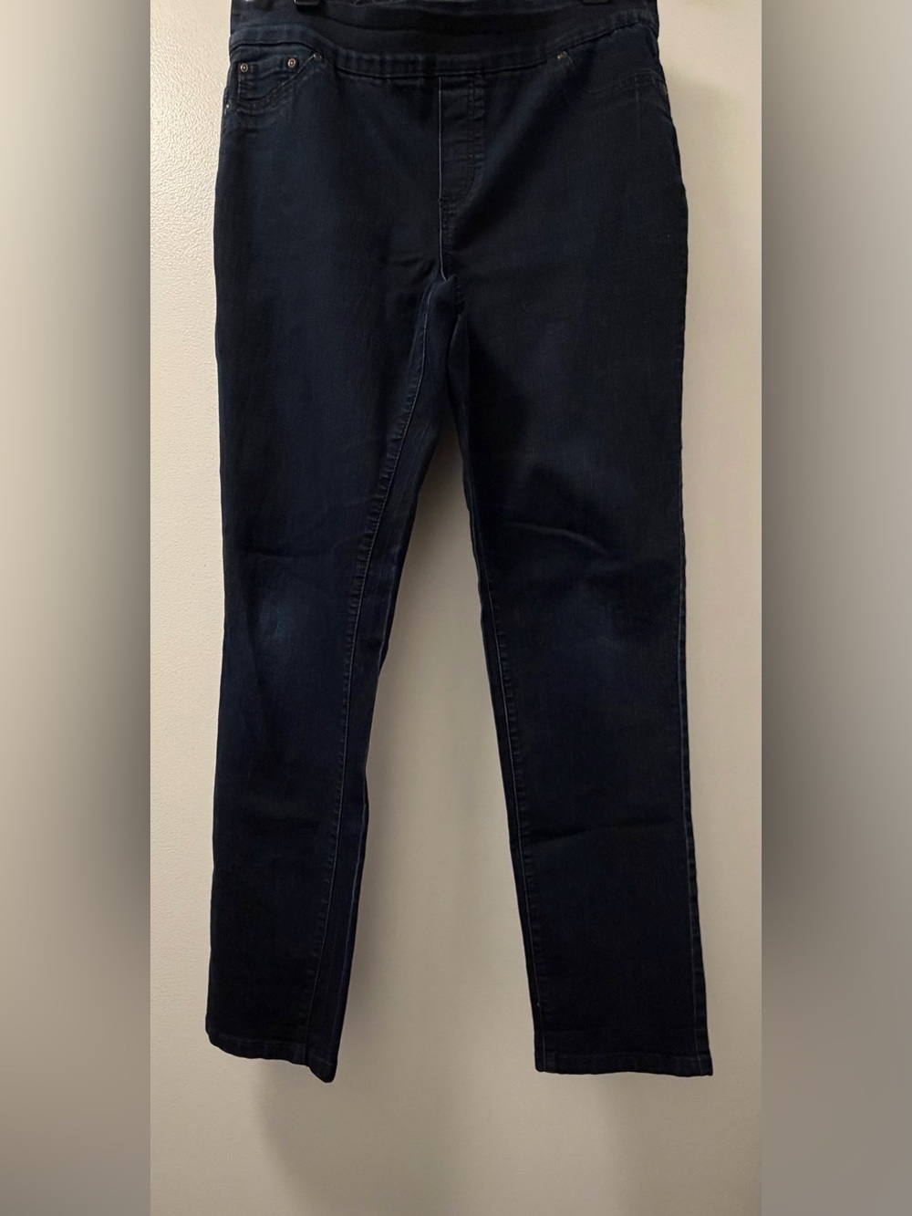 Santana Dark Wash Pull-On Jeans Size 12×32L